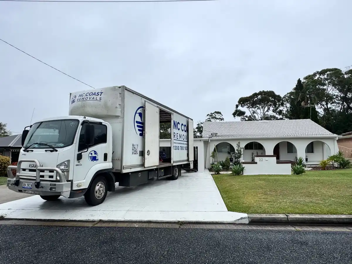 NC Coast Removals truck providing moving services in Port Stephens